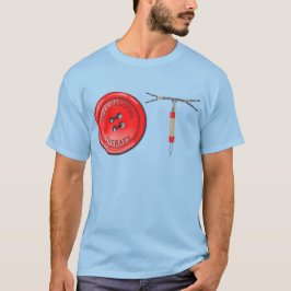 OT Button en Zipper T-shirt