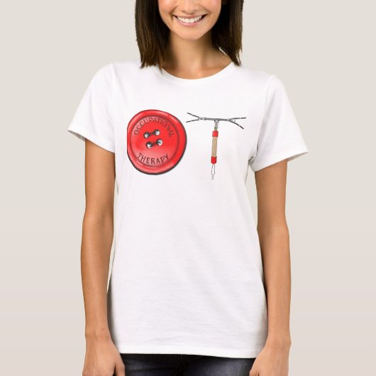 OT Button en Zipper T-shirt (Voorkant)