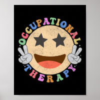 Ot Ergotherapie Hippie Glimlach Gezicht Bloemen