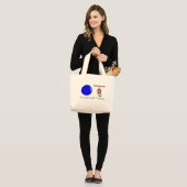 OT Initialen Grote Tote Bag (Voorkant (model))