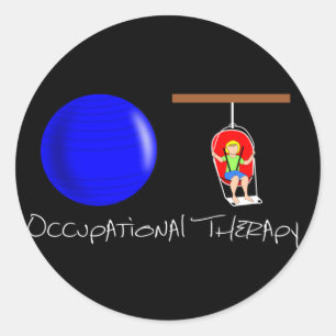 OT INITIALEN RONDE STICKER