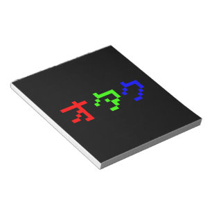 OTAKU 8-bits Pixel Japanse Katakana Notitieblok