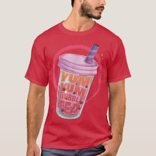 Otaku Boba blabble Tea Lover Yum Bubble Tea T-shirt