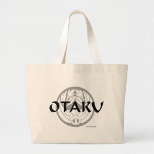 Otaku Flower Crest 2 Grote Tote Bag