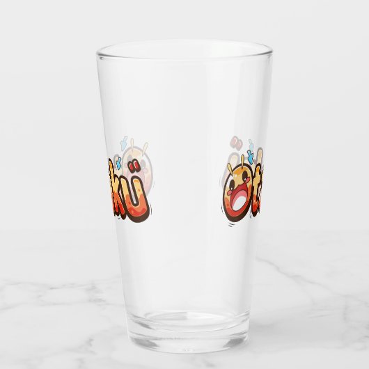 Otaku Funny Text Glas (Rechts)