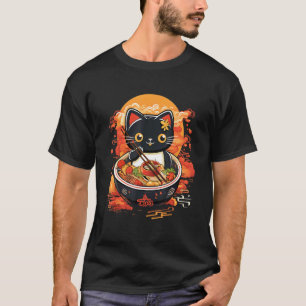 Otaku kat eet Japanse Ramen Noedels 1 T-shirt