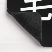 Otaku Male Mousepad Black Muismat (Hoek)