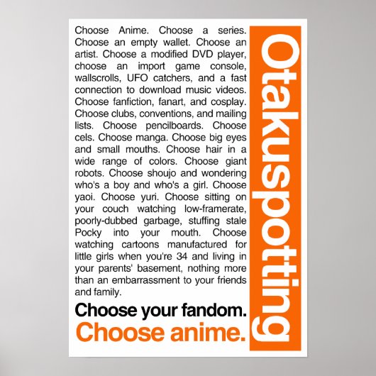 Otakuspotting Poster (Voorkant)