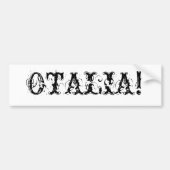 OTALIA! BUMPERSTICKER (Voorkant)