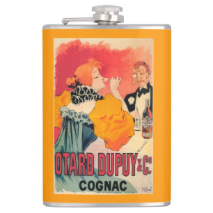 Otard-Dupuy & CO. Cognac Promotion Poster Heupfles