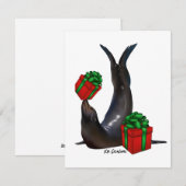 Otarie - carte de vacances (Devant / Derrière)