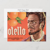 Otello Oranje Label Briefkaart (Voorkant / Achterkant)