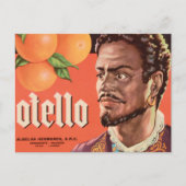 Otello Oranje Label Briefkaart (Voorkant)