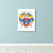 Otero Family Crest Canvas Afdruk (Insitu (Houten vloer))