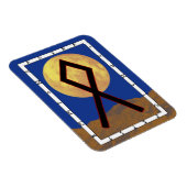 Othala Viking Rune Magnet - Accueil! (Côté Droit)