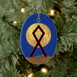 Othala Viking Rune Yule Ornament - Thuis!