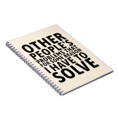Other People's Problems Notitieboek (Rechterzijde)