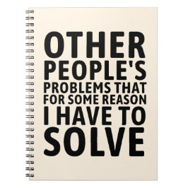 Other People's Problems Notitieboek