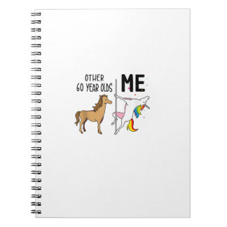 Other Unicorn 60 Year Olds Birthday And Me Gift Fo Notitieboek