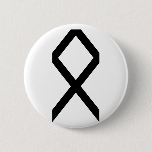 OTHILA RUNE RONDE BUTTON 5,7 CM (Voorkant)