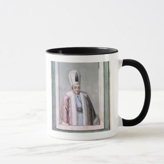 Othman (Osman) II (1603-22) Sultan 1618-22, uit " Mok (Rechts)