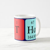 Otho tasse de nom de table périodique (Devant droit)