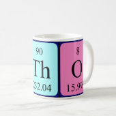 Otho tasse de nom de table périodique (Devant droit)