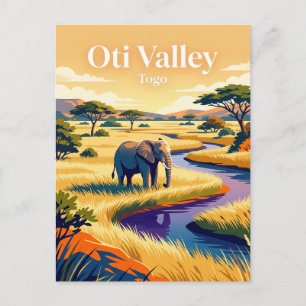 Oti Valley Wildlife Reserve Togo Briefkaart