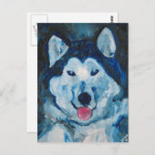 Otis en carte postale bleue (Devant / Derrière)