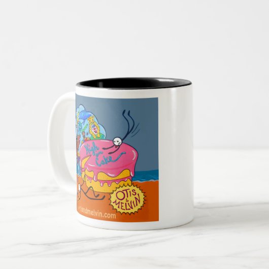 Otis et Melvin High on Cake Coffee Mug (Devant gauche)