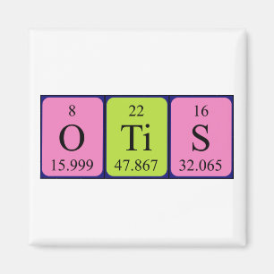 Otis periodieke table name magnet magneet