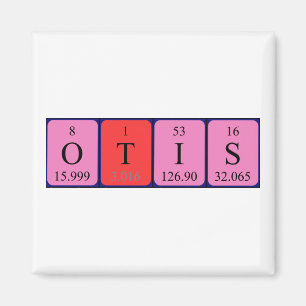 Otis periodieke table name magnet magneet