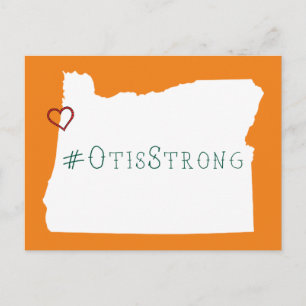 Otis Strong Rope Heart White Briefkaart