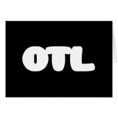 OTL Emoticon ~ Carte de voeux d'argot coréen (Devant horizontal)