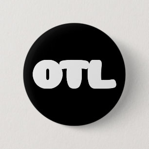 OTL Emoticon ~ Koreaanse straattaal Ronde Button 5,7 Cm