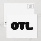 OTL Emoticon ~ Korean Slang Briefkaart (Voorkant / Achterkant)