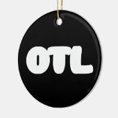 OTL Emoticon ~ Korean Slang Keramisch Ornament (Links)