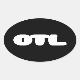 OTL Emoticon ~ Korean Slang Ovale Sticker
