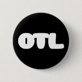 OTL Emoticon ~ Korean Slang Ronde Button 5,7 Cm (Voorkant)