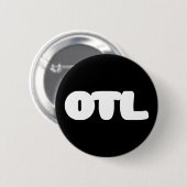 OTL Emoticon ~ Korean Slang Ronde Button 5,7 Cm (Voorkant /achterkant)