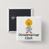 Otolaryngology Chick Button (Voorkant /achterkant)