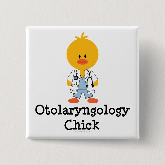 Otolaryngology Chick Button (Voorkant)
