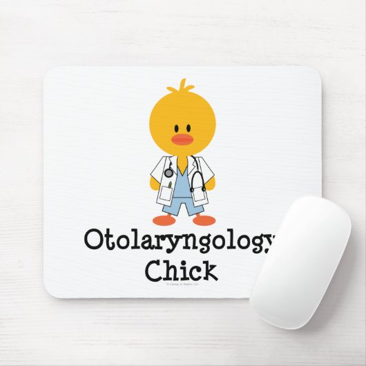 Otolaryngology Chick Mousepad Muismat (Met muis)