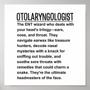 Otolaryngoloog Poster