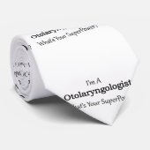Otolaryngoloog Stropdas (Opgerold)