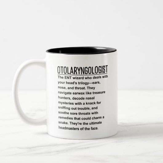 Otolaryngoloog Tweekleurige Koffiemok (Links)