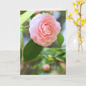 Otome-tsubaki: Camellia [Greeting Card] Kaart (Gele Bloem)