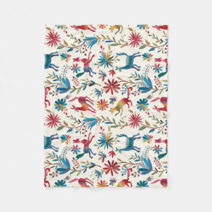 Otomi Inspired Design Fleece Deken