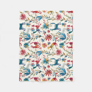 Otomi Inspired Design Fleece Deken