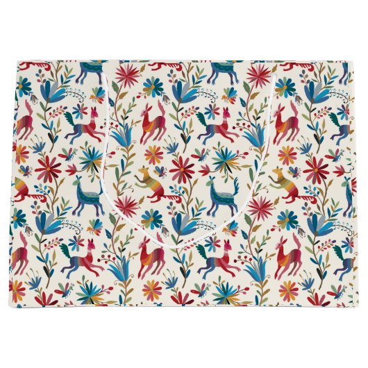 Otomi Inspired Design Groot Cadeauzakje (Voorkant)